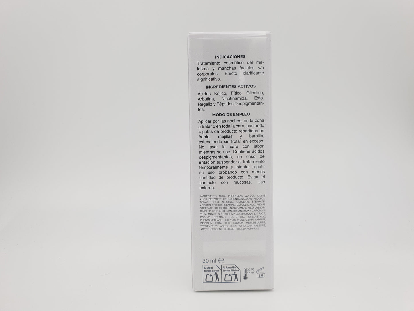 Depigmenting Cream with Depigmenting Action